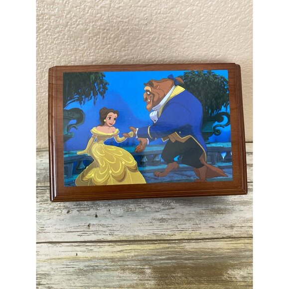 Disney Beauty & Beast Collector Club V Ltd Ed Fossil Watch & Music Box Set 1996 - Picture 2 of 16
